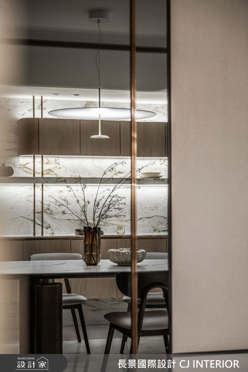 60坪新成屋(5年以下)＿現代輕美式風餐廳案例圖片＿長景設計＿長景_42皇苑御之苑_低調奢華飯店宅之20