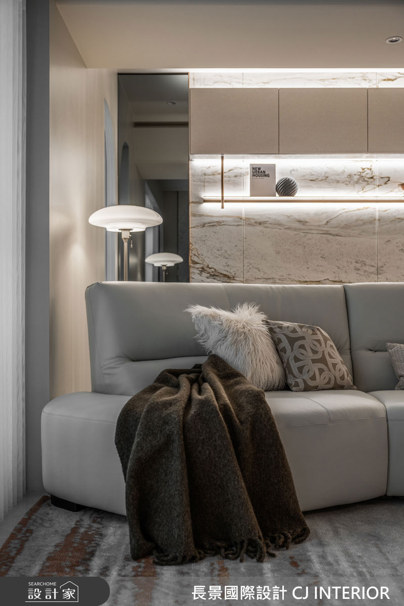 60坪新成屋(5年以下)＿現代輕美式風客廳案例圖片＿長景設計＿長景_42皇苑御之苑_低調奢華飯店宅之29