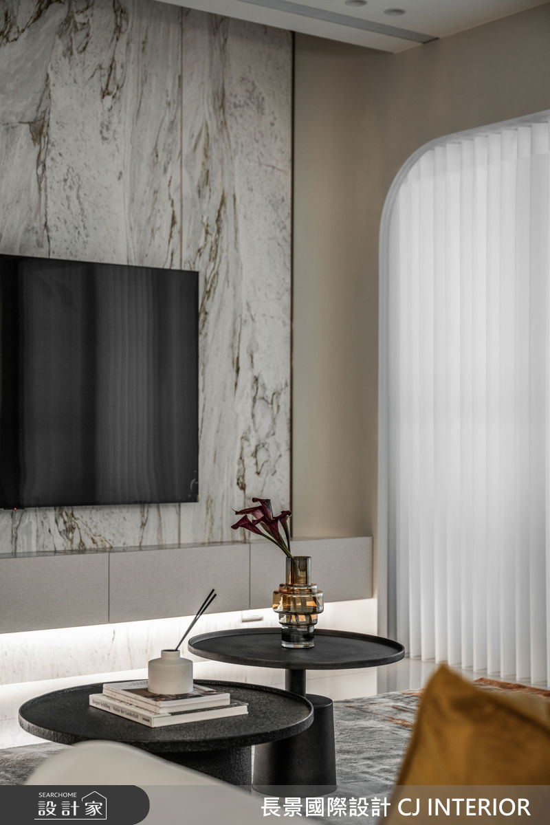 60坪新成屋(5年以下)＿現代輕美式風客廳案例圖片＿長景設計＿長景_42皇苑御之苑_低調奢華飯店宅之26