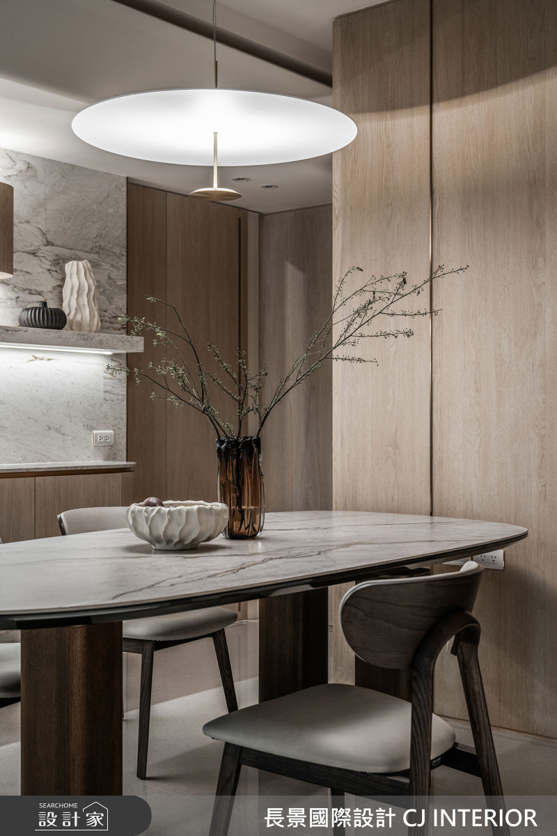60坪新成屋(5年以下)＿現代輕美式風餐廳案例圖片＿長景設計＿長景_42皇苑御之苑_低調奢華飯店宅之18