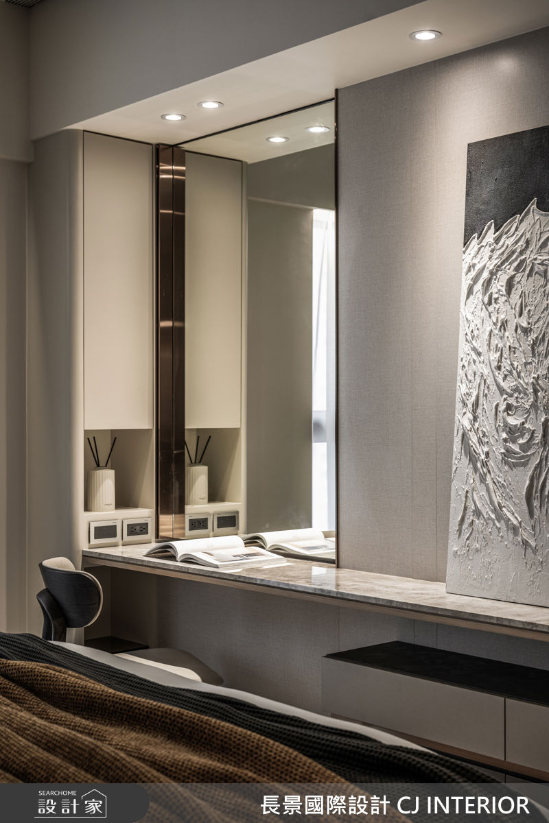 60坪新成屋(5年以下)＿現代輕美式風臥室案例圖片＿長景設計＿長景_42皇苑御之苑_低調奢華飯店宅之38