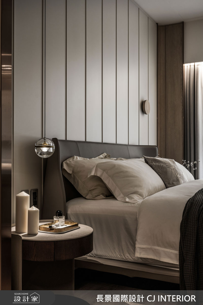 60坪新成屋(5年以下)＿現代輕美式風臥室案例圖片＿長景設計＿長景_42皇苑御之苑_低調奢華飯店宅之42