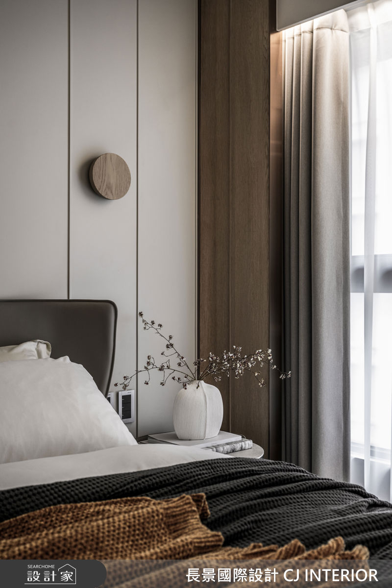 60坪新成屋(5年以下)＿現代輕美式風臥室案例圖片＿長景設計＿長景_42皇苑御之苑_低調奢華飯店宅之43
