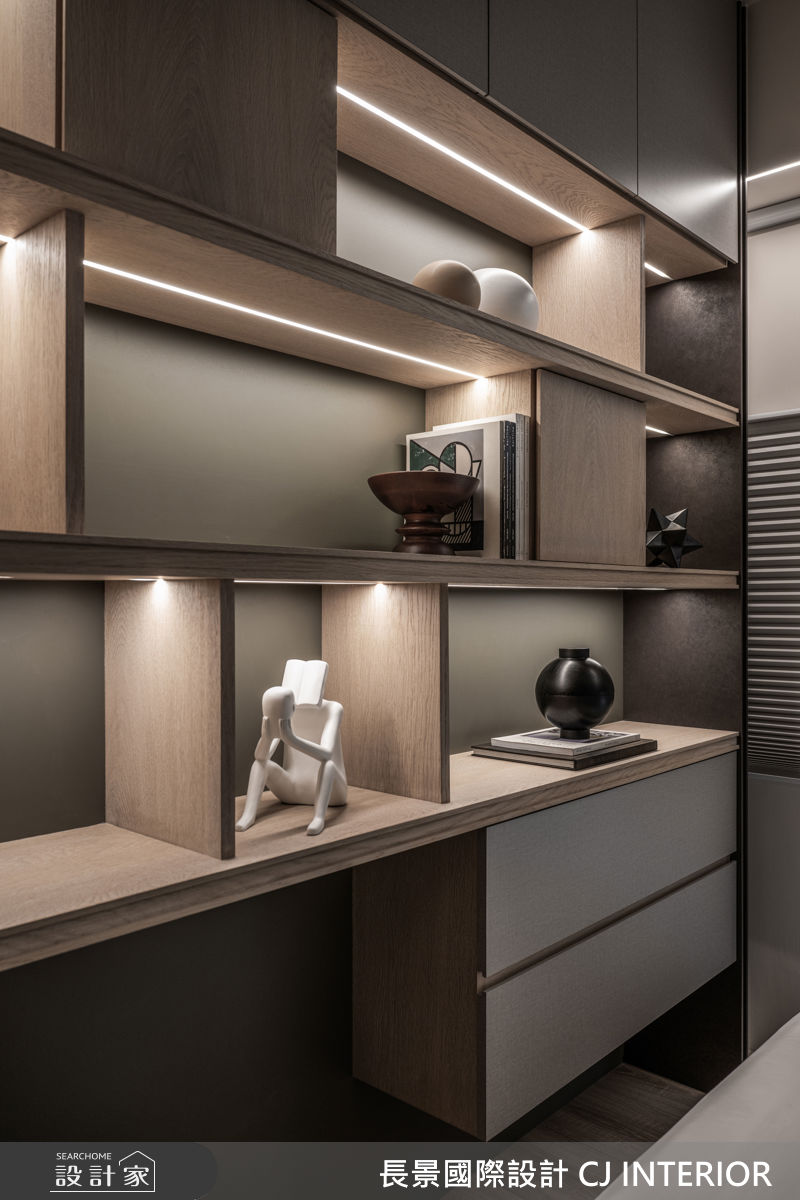 60坪新成屋(5年以下)＿現代輕美式風臥室案例圖片＿長景設計＿長景_42皇苑御之苑_低調奢華飯店宅之46