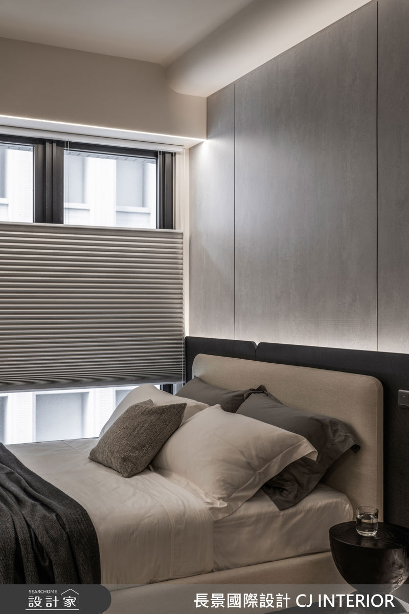 60坪新成屋(5年以下)＿現代輕美式風臥室案例圖片＿長景設計＿長景_42皇苑御之苑_低調奢華飯店宅之47