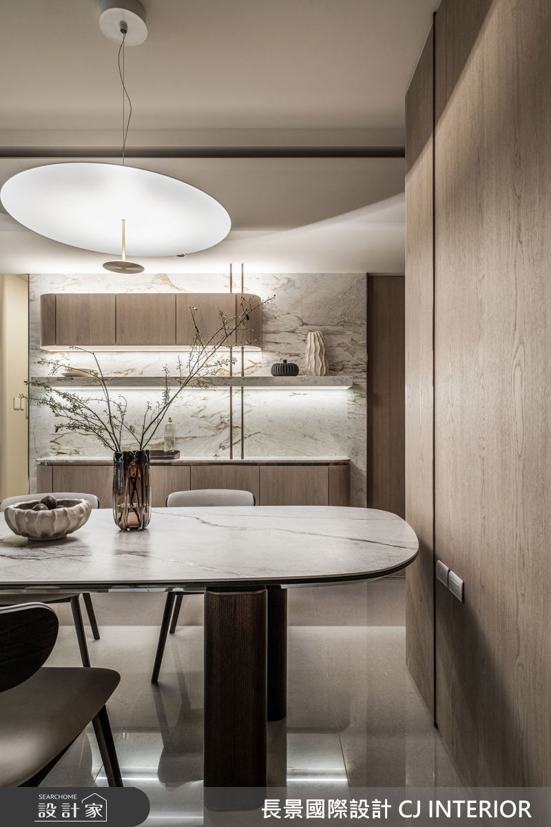 60坪新成屋(5年以下)＿現代輕美式風餐廳案例圖片＿長景設計＿長景_42皇苑御之苑_低調奢華飯店宅之16