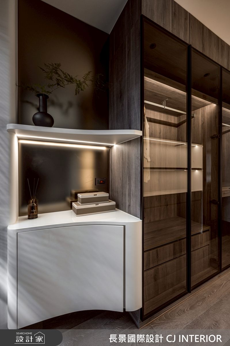 120坪新成屋(5年以下)＿現代輕美式風臥室更衣間案例圖片＿長景設計＿長景_44之29
