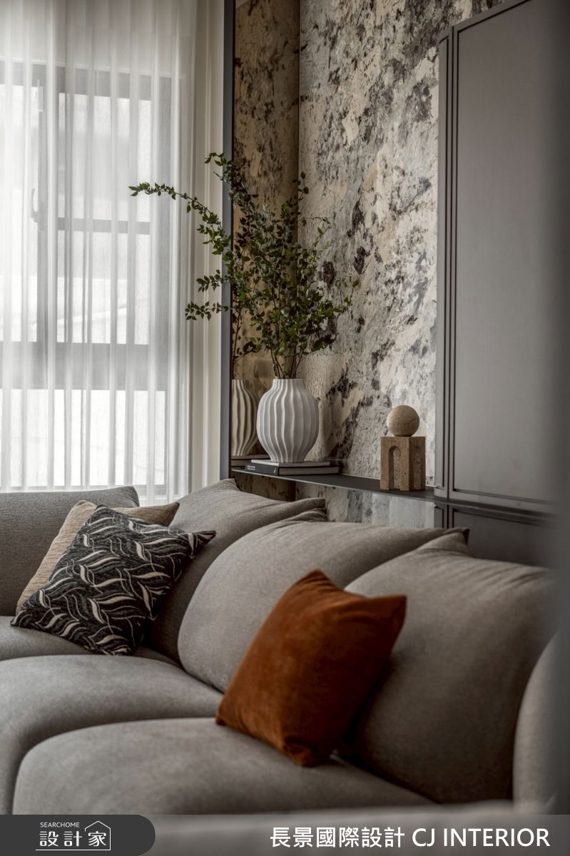 120坪新成屋(5年以下)＿現代輕美式風客廳案例圖片＿長景設計＿長景_44之15