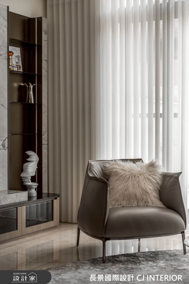 120坪新成屋(5年以下)＿現代輕美式風客廳案例圖片＿長景設計＿長景_44之17