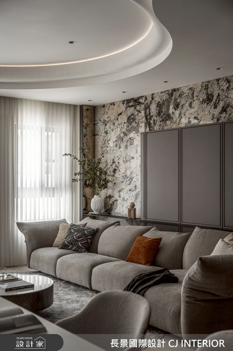120坪新成屋(5年以下)＿現代輕美式風客廳案例圖片＿長景設計＿長景_44之14