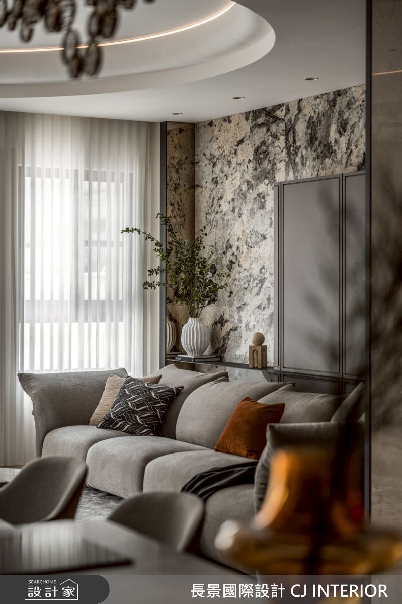 120坪新成屋(5年以下)＿現代輕美式風客廳案例圖片＿長景設計＿長景_44之13