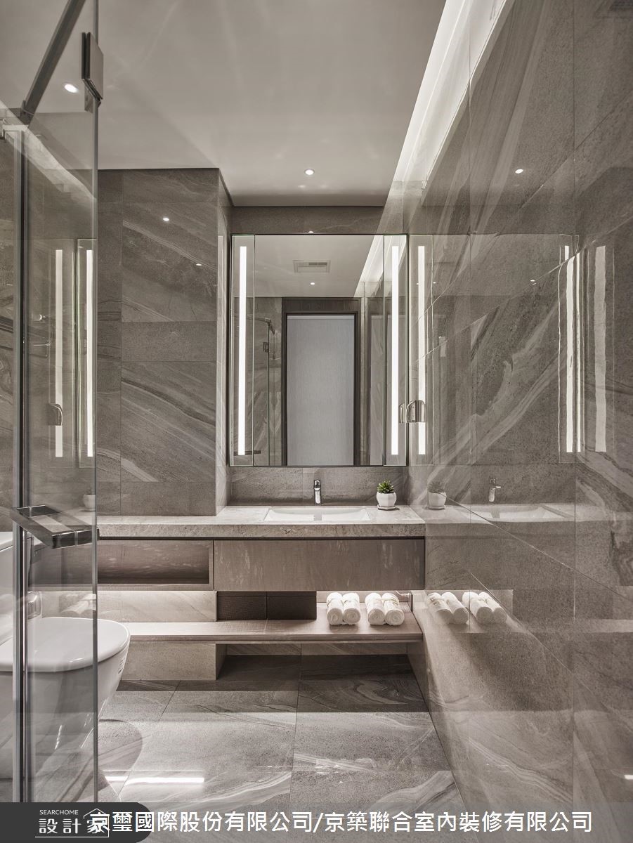 預售屋＿現代風浴室案例圖片＿京璽國際股份有限公司/京築聯合室內裝修有限公司＿京璽國際_藝術·人文薈萃_62.3坪現代風之14
