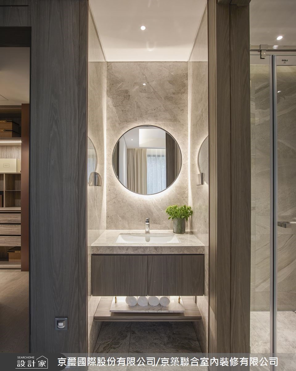 預售屋＿現代風浴室案例圖片＿京璽國際股份有限公司/京築聯合室內裝修有限公司＿京璽國際_藝術·人文薈萃_62.3坪現代風之16