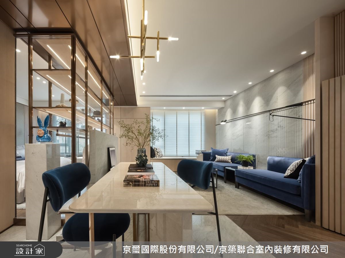 預售屋＿現代風餐廳案例圖片＿京璽國際股份有限公司/京築聯合室內裝修有限公司＿京璽國際_氣質精品住宅_27.2坪現代風之5