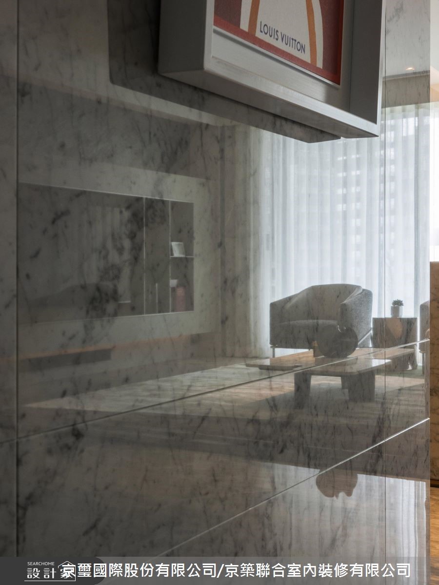 62坪新成屋(5年以下)＿現代風客廳案例圖片＿京璽國際股份有限公司/京築聯合室內裝修有限公司＿京璽國際_長虹許宅_62坪透‧餘閒之10