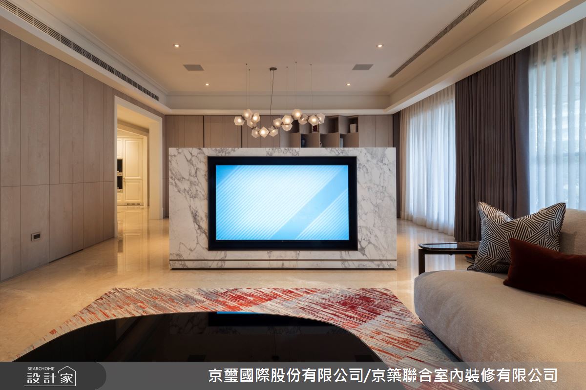 150坪毛胚屋＿現代風客廳案例圖片＿京璽國際股份有限公司/京築聯合室內裝修有限公司＿京璽國際_台中七期豪宅_150坪聚合‧傳家 樂沐大喆之9