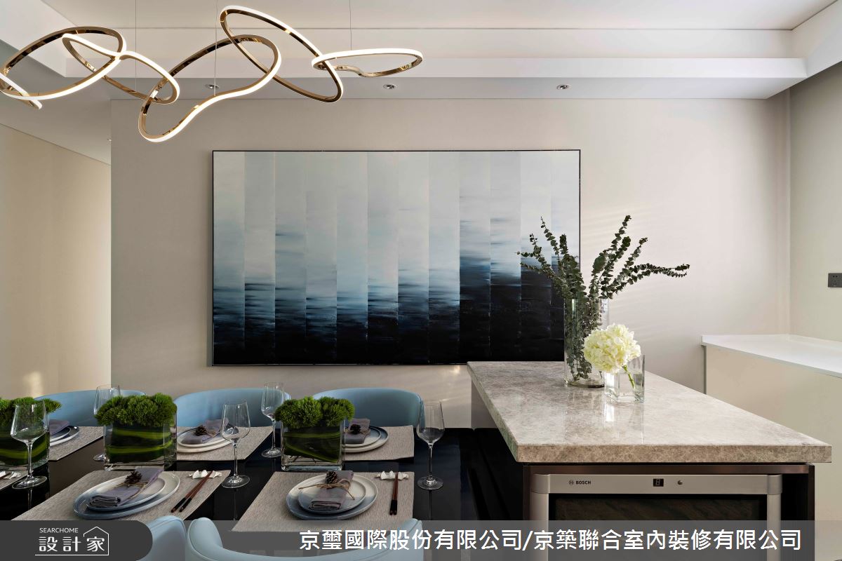 57坪預售屋＿現代風餐廳案例圖片＿京璽國際股份有限公司/京築聯合室內裝修有限公司＿京璽國際_線‧構 空間形意_57坪現代風之12