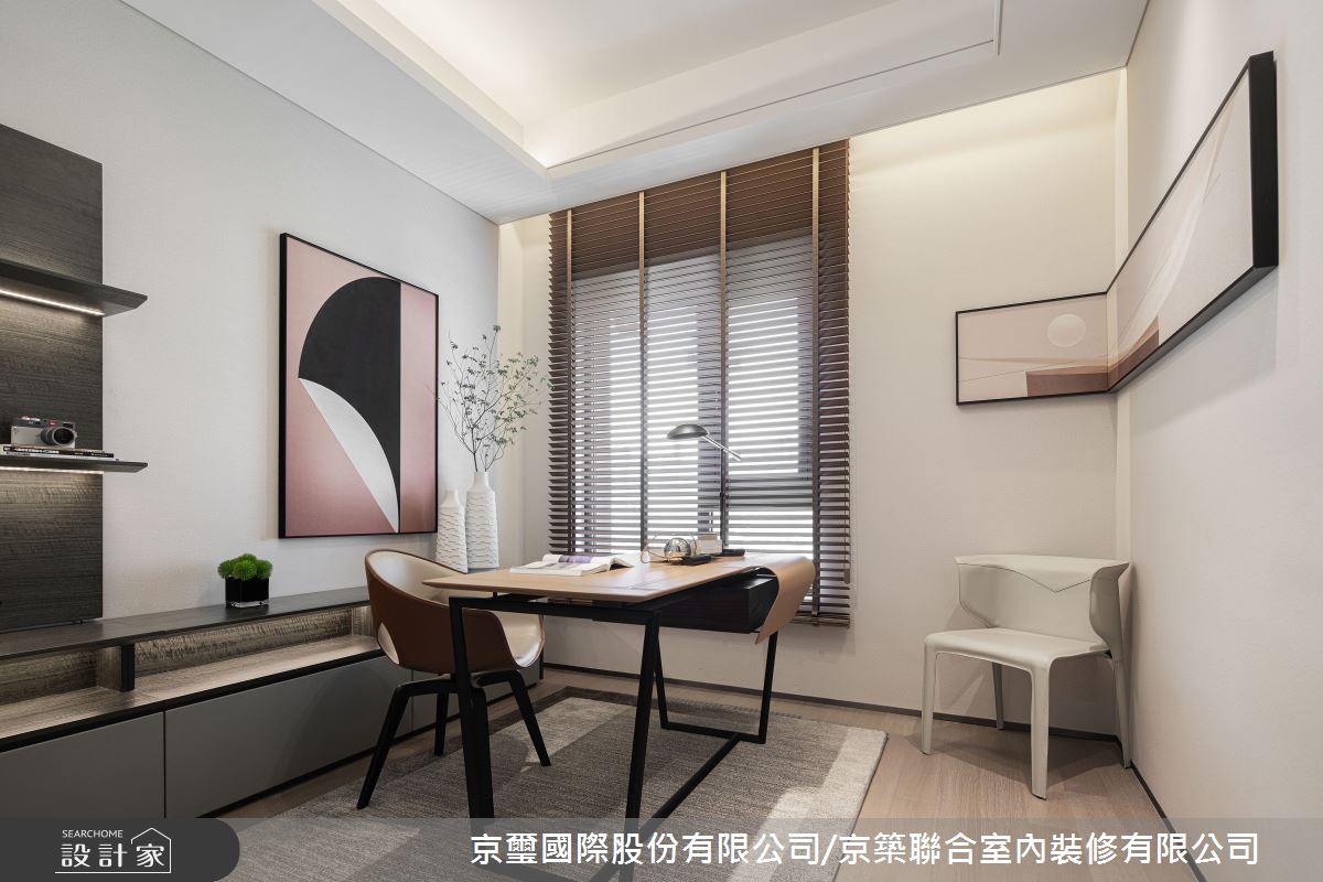 50坪預售屋＿現代風書房案例圖片＿京璽國際股份有限公司/京築聯合室內裝修有限公司＿京璽國際_朗讀藝術‧回歸_50坪現代風之7