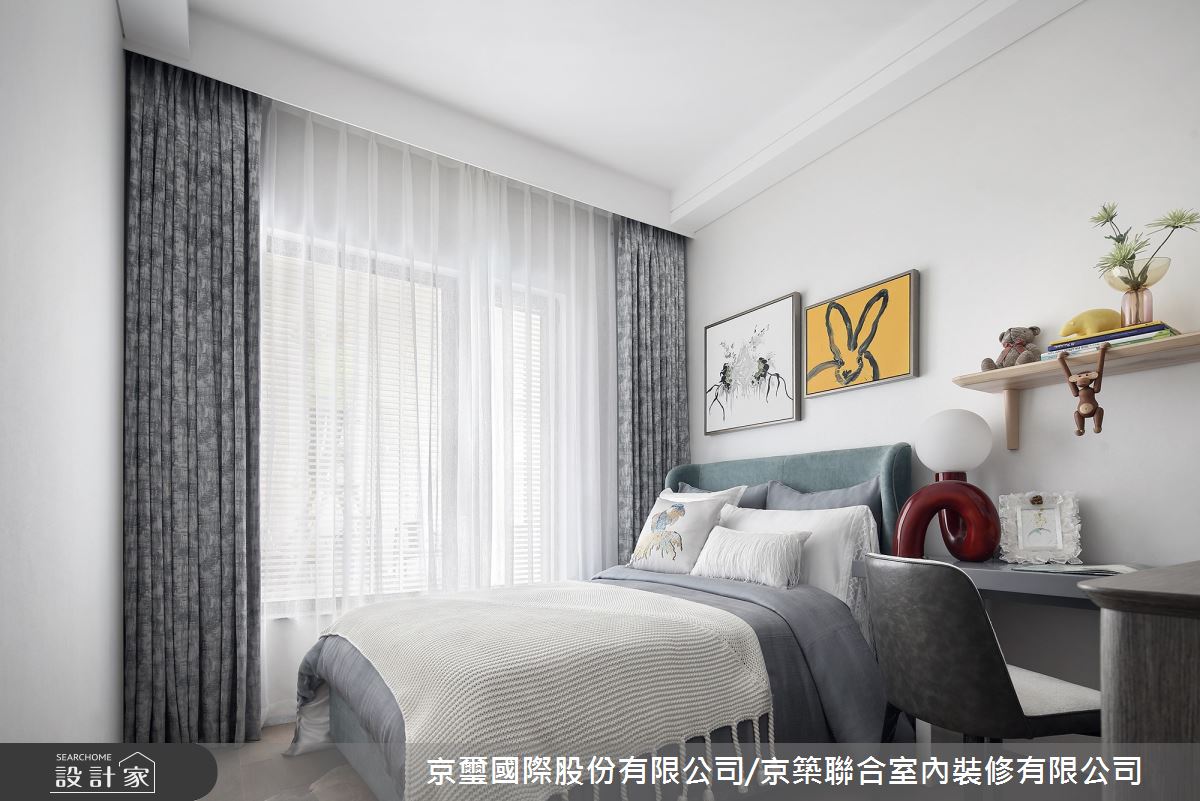 42坪預售屋＿現代風臥室案例圖片＿京璽國際股份有限公司/京築聯合室內裝修有限公司＿京璽國際_藝術‧隨形_42坪現代風之10