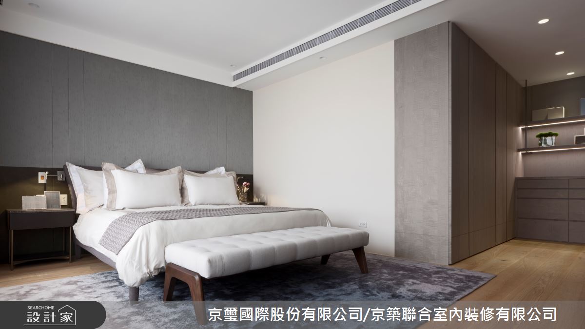 66坪新成屋(5年以下)＿混搭風臥室案例圖片＿京璽國際股份有限公司/京築聯合室內裝修有限公司＿京璽國際_太平洋之森_66坪退休藝術宅邸之14