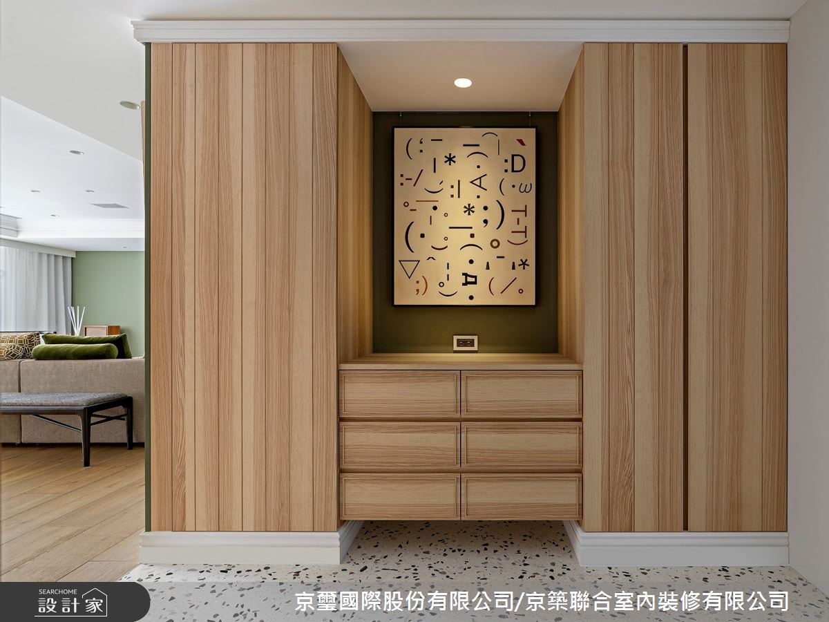 100坪老屋(16~30年)＿混搭風玄關案例圖片＿京璽國際股份有限公司/京築聯合室內裝修有限公司＿京璽國際_國泰一品_100坪敦南林蔭異國宅邸之2