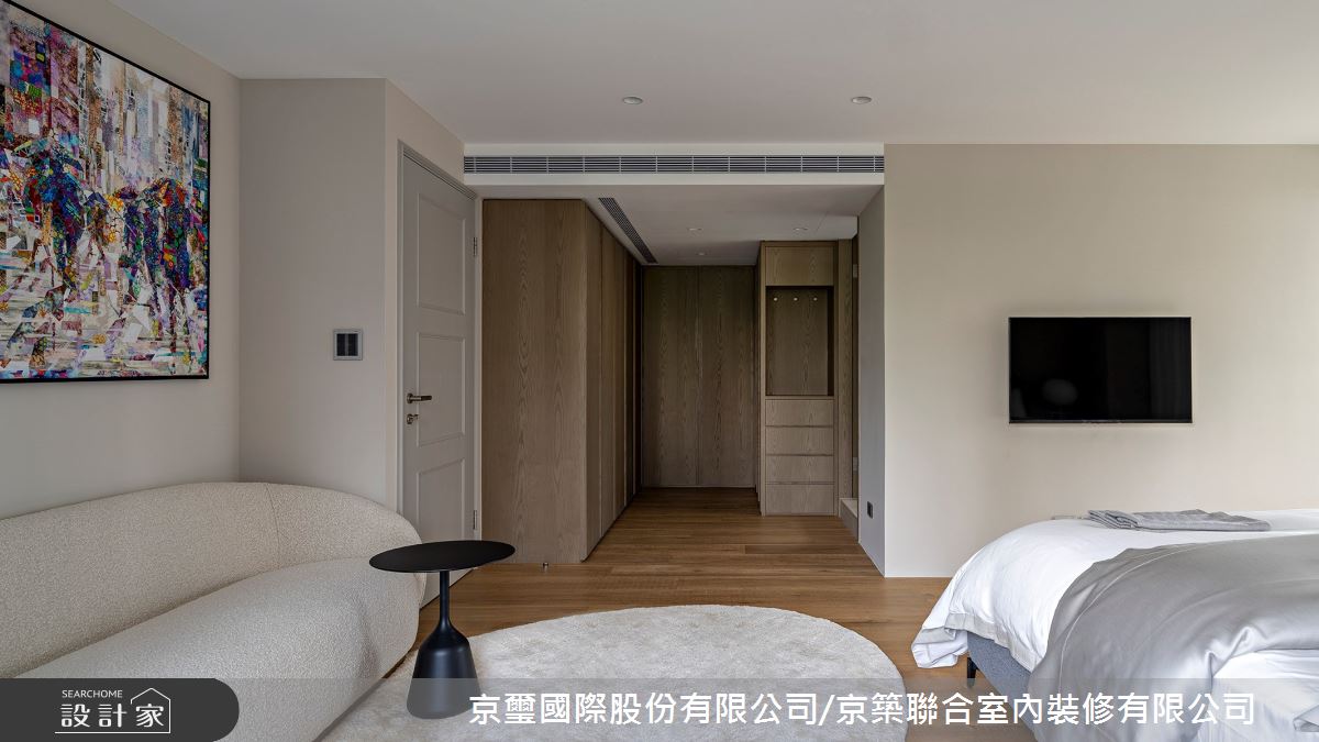 100坪老屋(16~30年)＿混搭風臥室案例圖片＿京璽國際股份有限公司/京築聯合室內裝修有限公司＿京璽國際_國泰一品_100坪敦南林蔭異國宅邸之19
