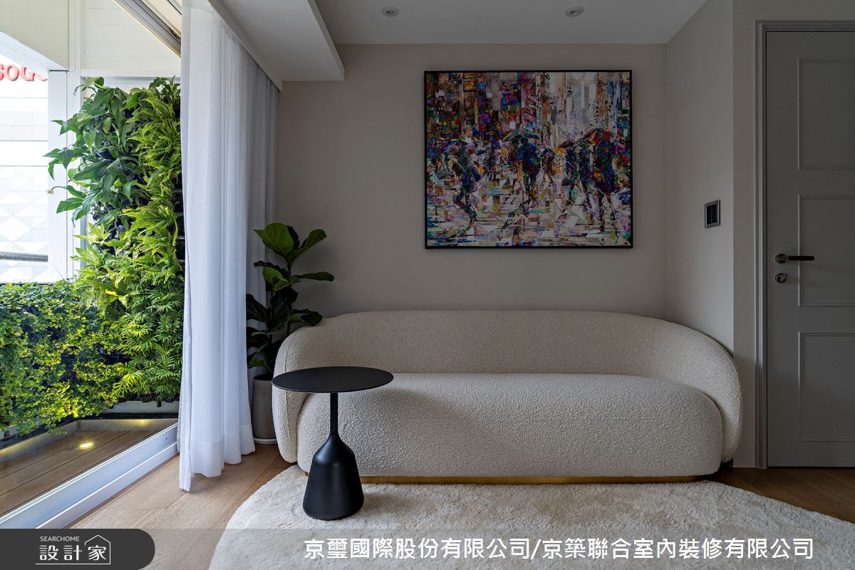 100坪老屋(16~30年)＿混搭風臥室陽台案例圖片＿京璽國際股份有限公司/京築聯合室內裝修有限公司＿京璽國際_國泰一品_100坪敦南林蔭異國宅邸之30