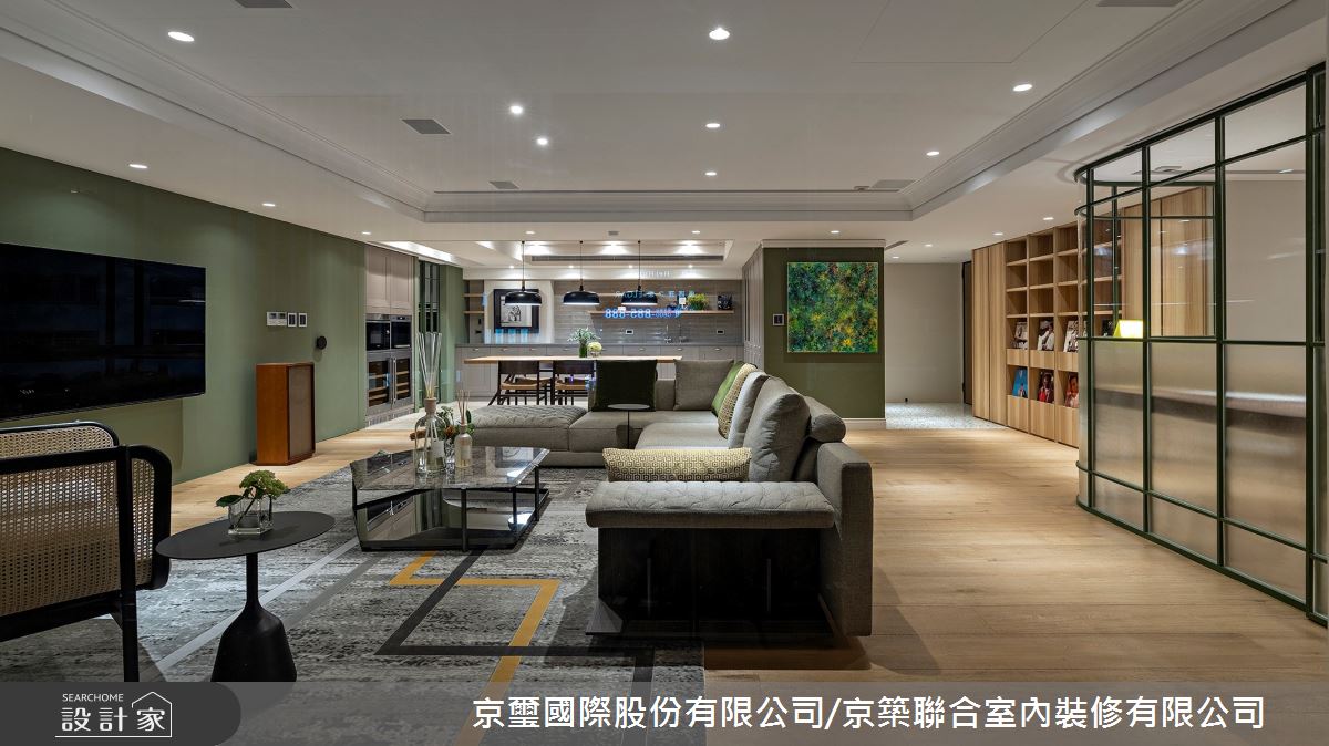 100坪老屋(16~30年)＿混搭風案例圖片＿京璽國際股份有限公司/京築聯合室內裝修有限公司＿京璽國際_國泰一品_100坪敦南林蔭異國宅邸之34