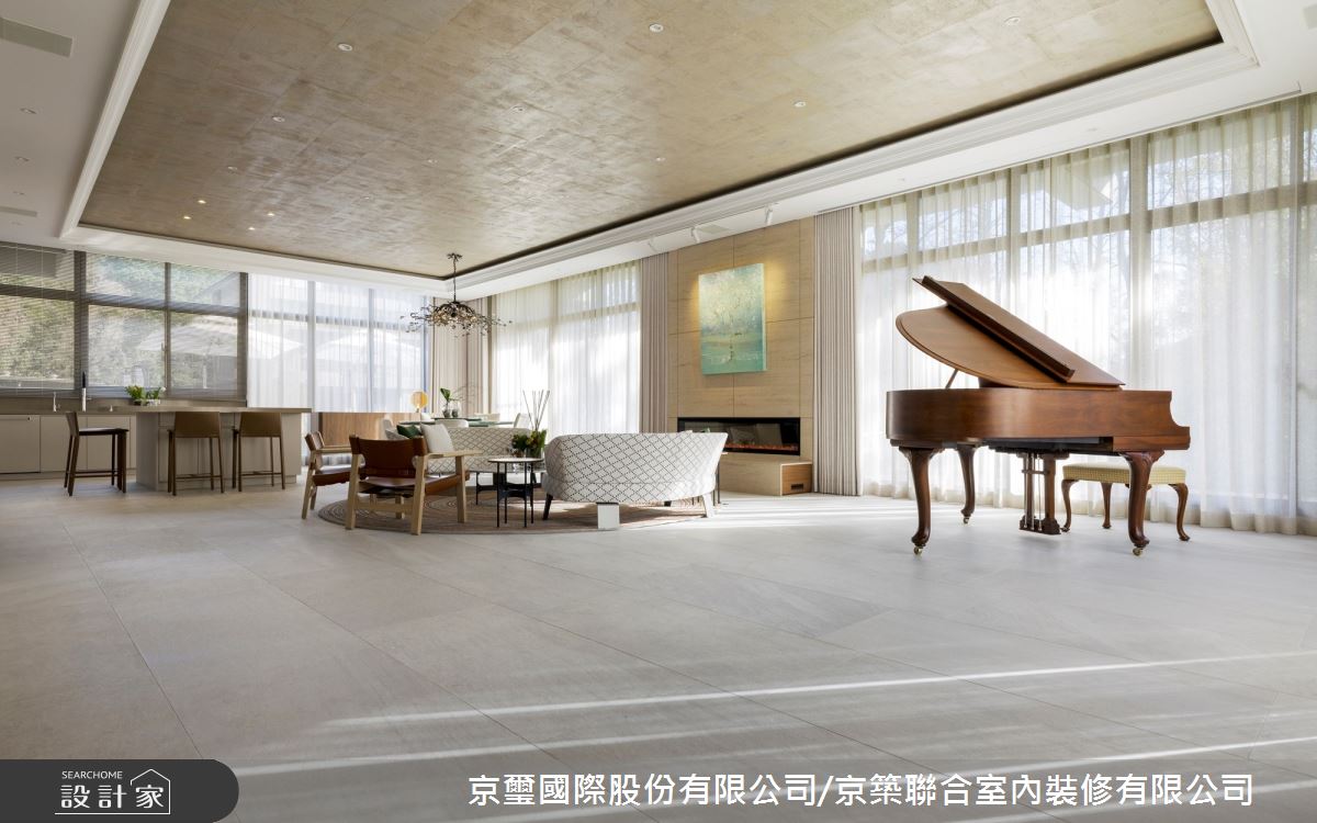 1000坪新成屋(5年以下)＿混搭風客廳案例圖片＿京璽國際股份有限公司/京築聯合室內裝修有限公司＿京璽國際_Farm House台北景觀別墅_1000坪之13