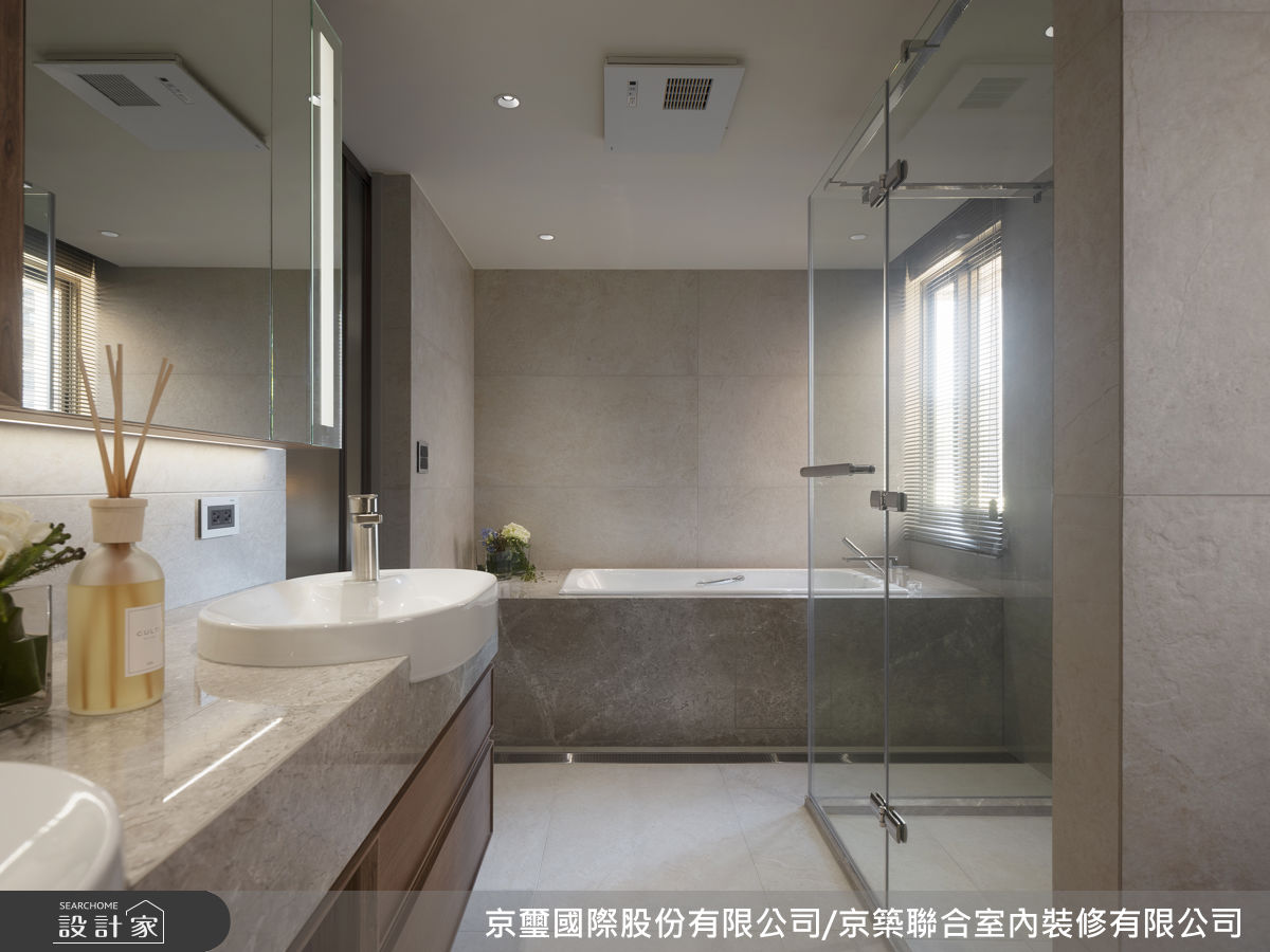 40坪老屋(31~40年)＿現代簡約風浴室案例圖片＿京璽國際股份有限公司/京築聯合室內裝修有限公司＿京璽國際_松德路_40坪現代簡約風之17