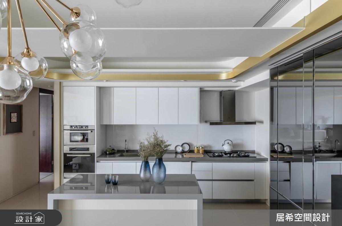 52坪新成屋(5年以下)＿奢華風廚房案例圖片＿居希室內設計有限公司＿居希_01之5