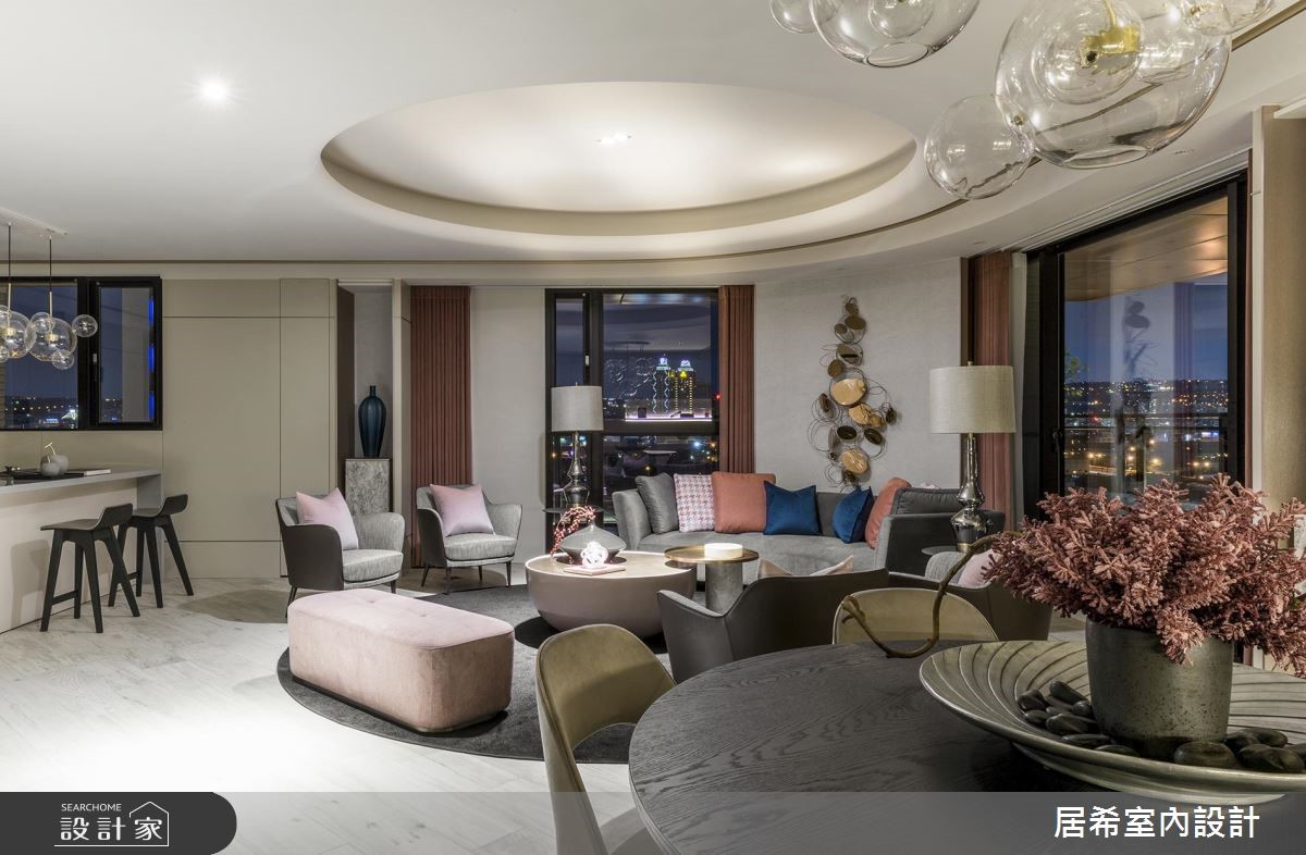 59坪新成屋(5年以下)＿美式風客廳案例圖片＿居希室內設計有限公司＿居希_04之11