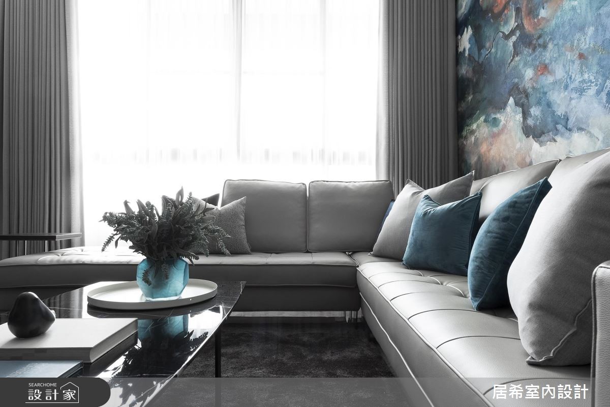 20坪新成屋(5年以下)＿新中式風客廳案例圖片＿居希室內設計有限公司＿居希_05之13
