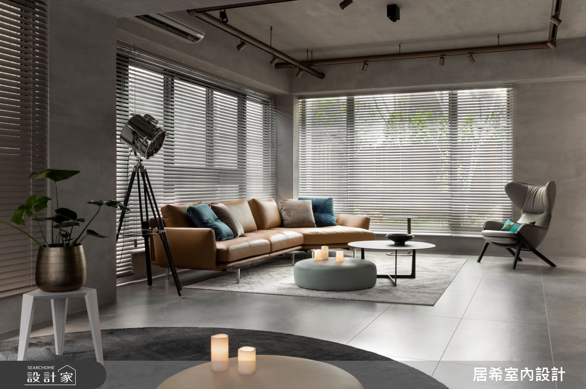 92坪新成屋(5年以下)＿工業風客廳案例圖片＿居希室內設計有限公司＿居希_08之7