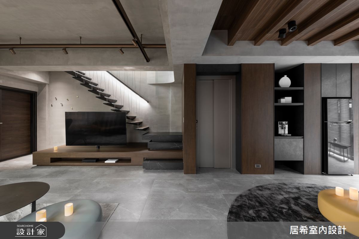 92坪新成屋(5年以下)＿工業風客廳案例圖片＿居希室內設計有限公司＿居希_08之4