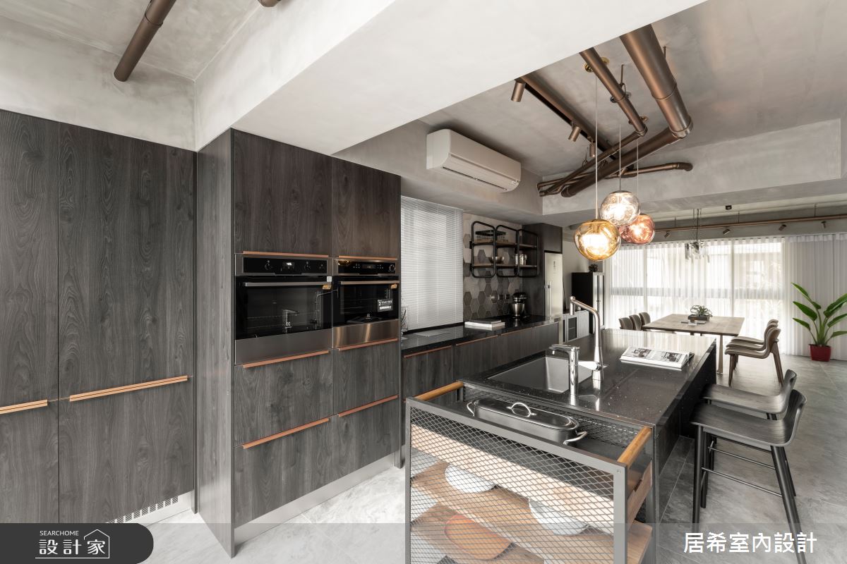 92坪新成屋(5年以下)＿工業風吧檯案例圖片＿居希室內設計有限公司＿居希_08之20
