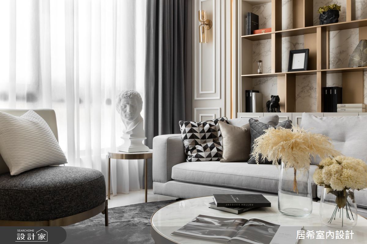56坪新成屋(5年以下)＿新古典客廳案例圖片＿居希室內設計有限公司＿居希_09之4