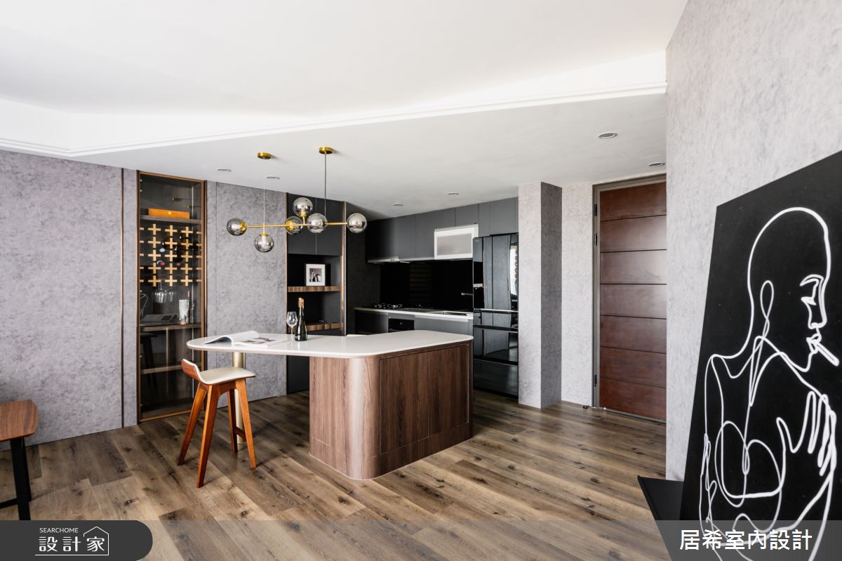 19坪新成屋(5年以下)＿現代風餐廳廚房吧檯案例圖片＿居希室內設計有限公司＿居希_22之13