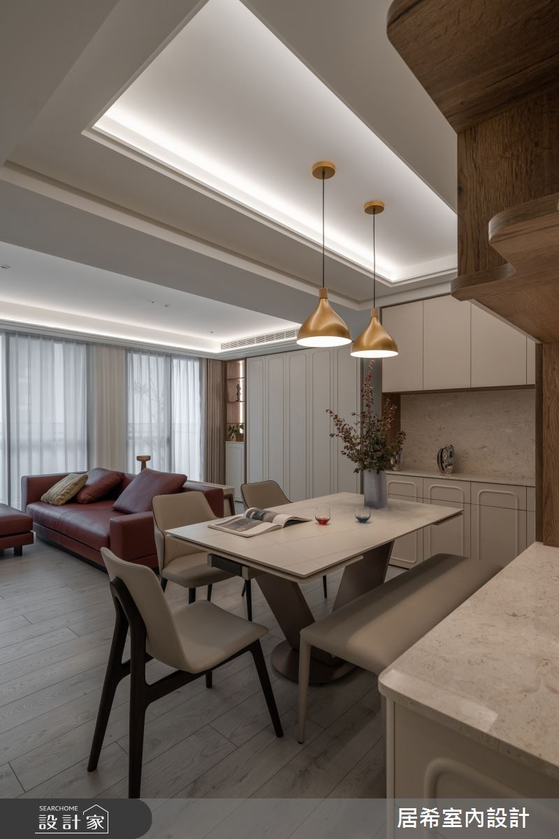 25坪新成屋(5年以下)＿輕古典風客廳餐廳案例圖片＿居希室內設計有限公司＿居希_24之7