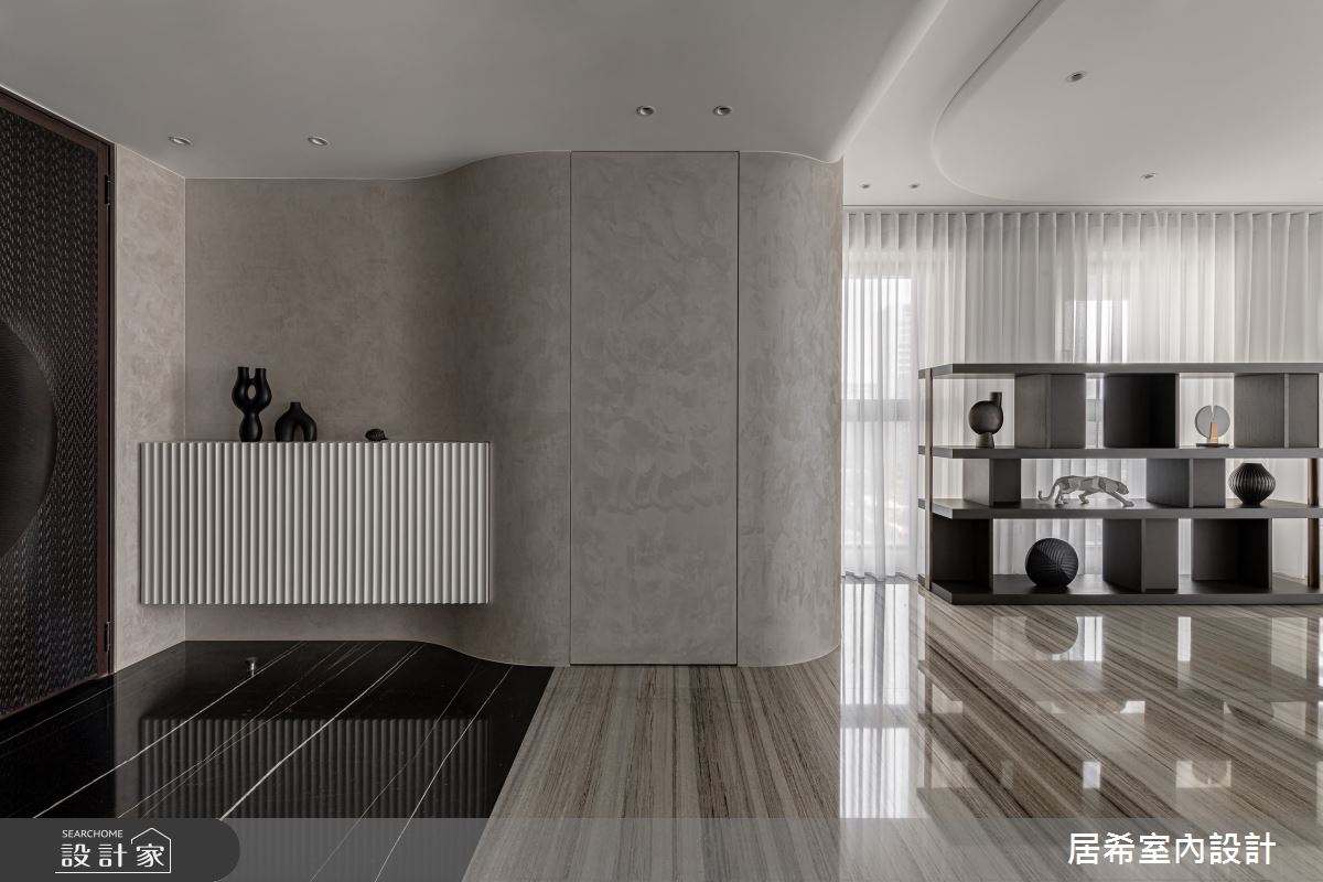 80坪新成屋(5年以下)＿法式現代風玄關案例圖片＿居希室內設計有限公司＿居希_29之2