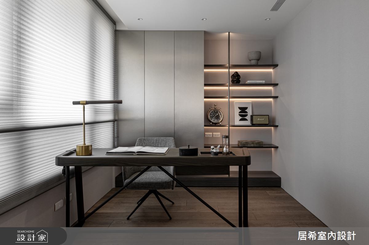 80坪新成屋(5年以下)＿法式現代風書房案例圖片＿居希室內設計有限公司＿居希_29之9