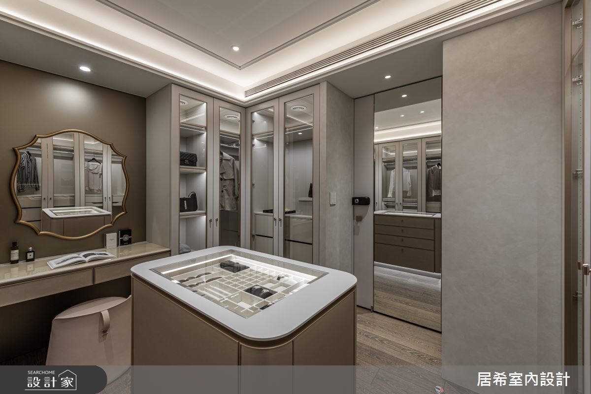 80坪新成屋(5年以下)＿法式現代風更衣間案例圖片＿居希室內設計有限公司＿居希_29之15