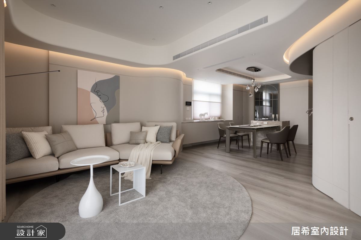 65坪新成屋(5年以下)＿奢華風客廳餐廳案例圖片＿居希室內設計有限公司＿居希_31之2
