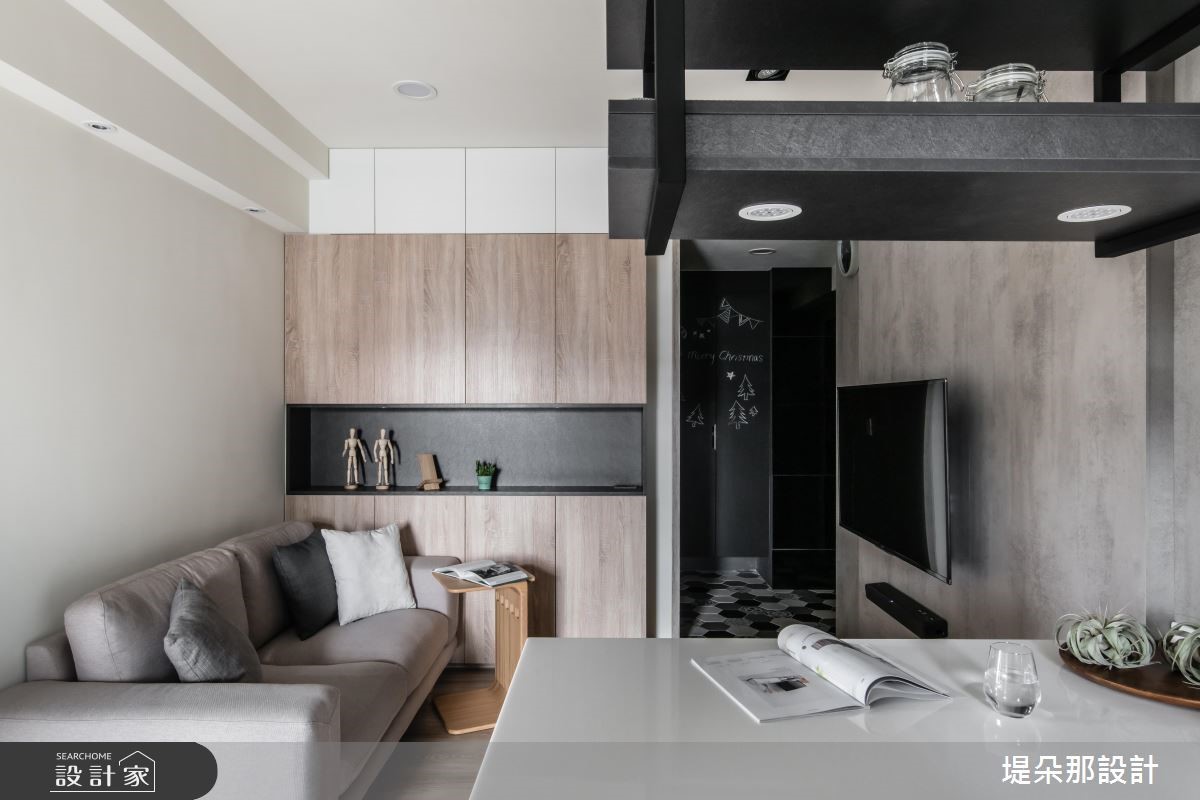 20坪新成屋(5年以下)＿混搭風玄關客廳吧檯案例圖片＿堤朵那設計 Tectona Design＿堤朵那_04之3
