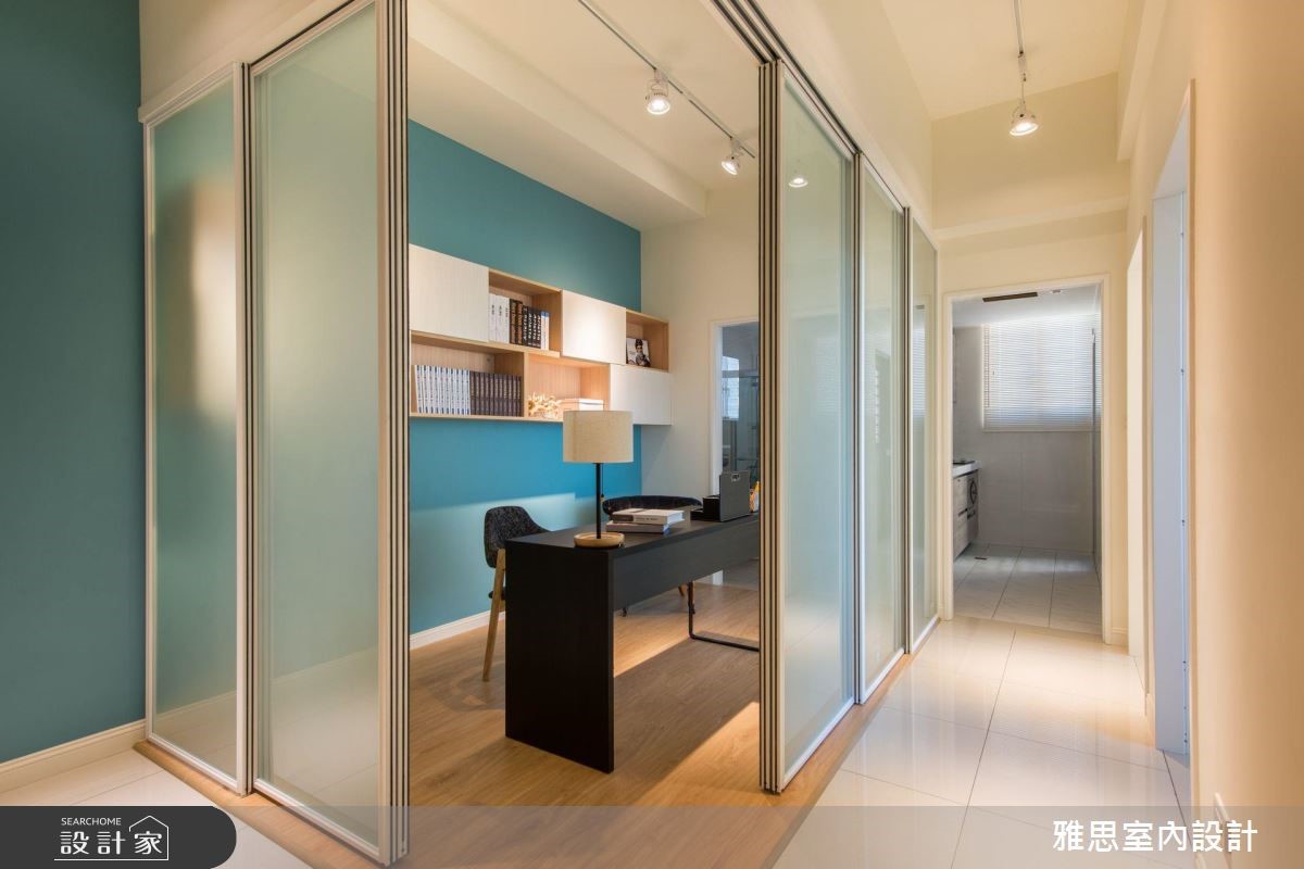 31坪新成屋(5年以下)＿北歐風書房案例圖片＿雅思室內裝修有限公司＿雅思_06之4