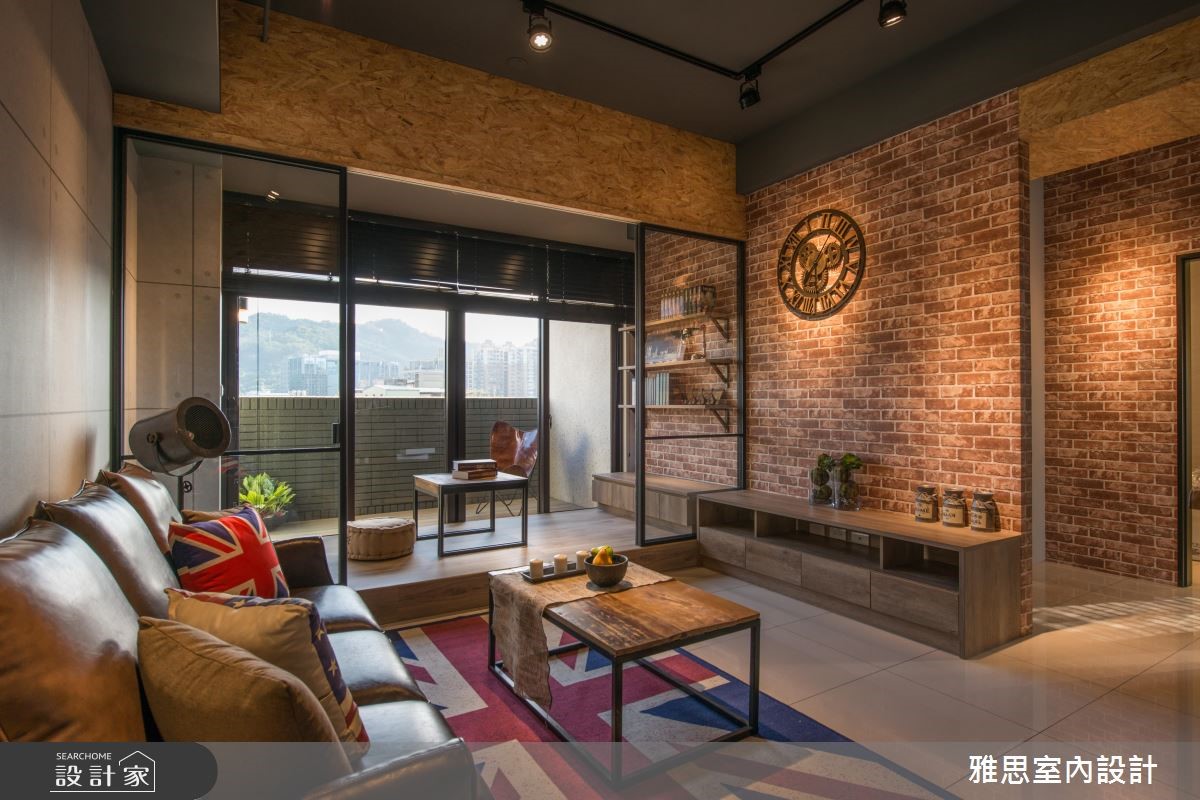 31坪新成屋(5年以下)＿工業風客廳案例圖片＿雅思室內裝修有限公司＿雅思_07之2