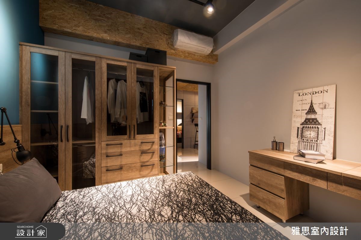 31坪新成屋(5年以下)＿工業風臥室案例圖片＿雅思室內裝修有限公司＿雅思_07之15