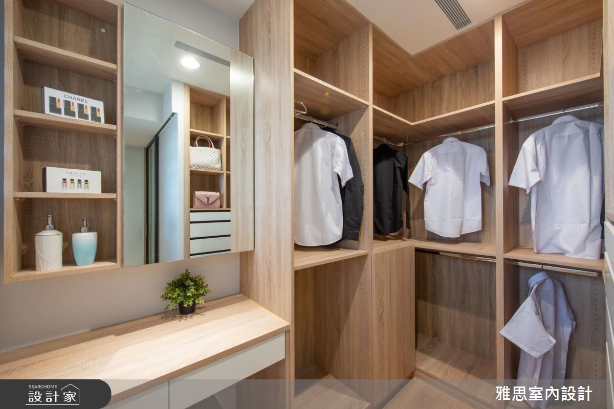 70坪新成屋(5年以下)＿現代風更衣間案例圖片＿雅思室內裝修有限公司＿雅思_08之11