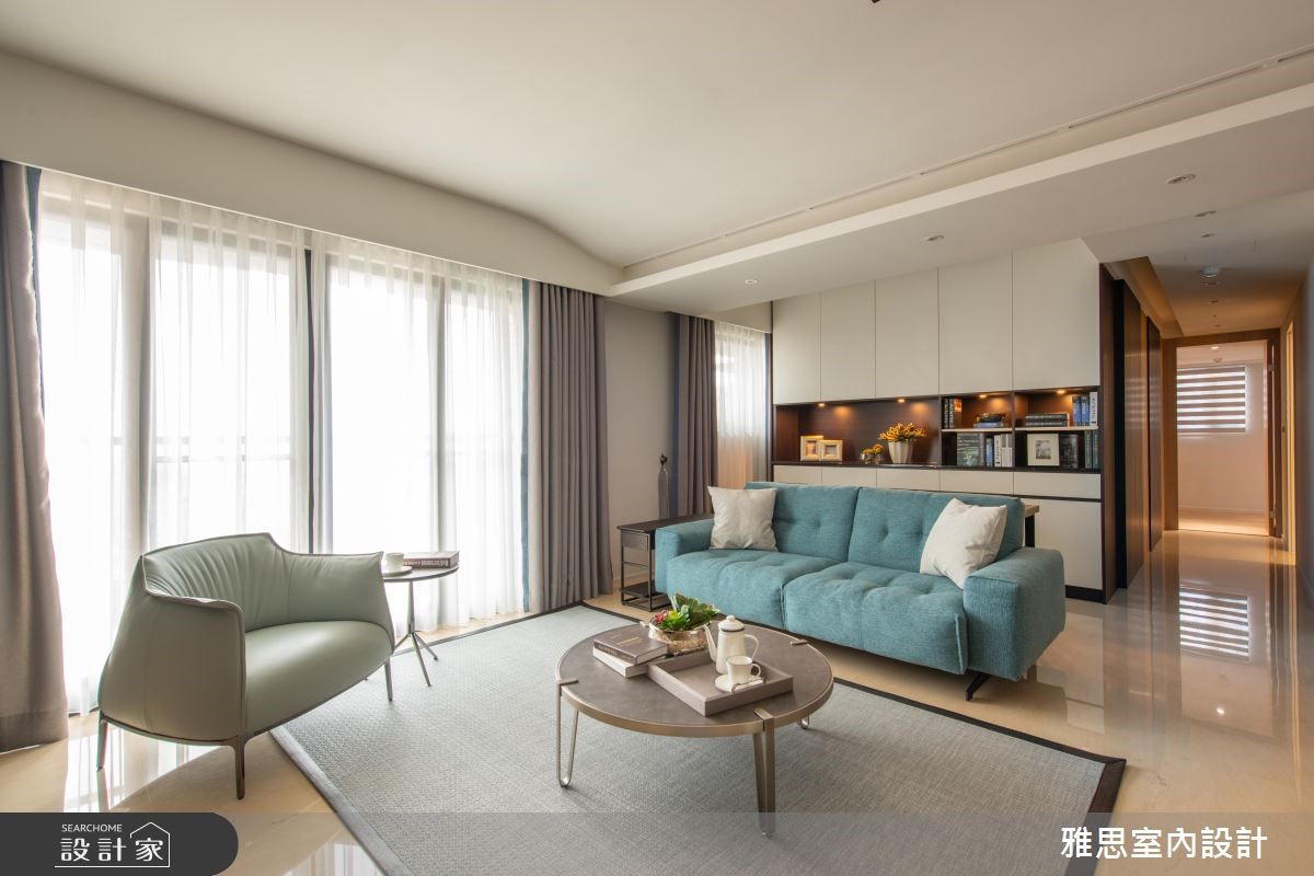 70坪新成屋(5年以下)＿現代風客廳案例圖片＿雅思室內裝修有限公司＿雅思_08之3
