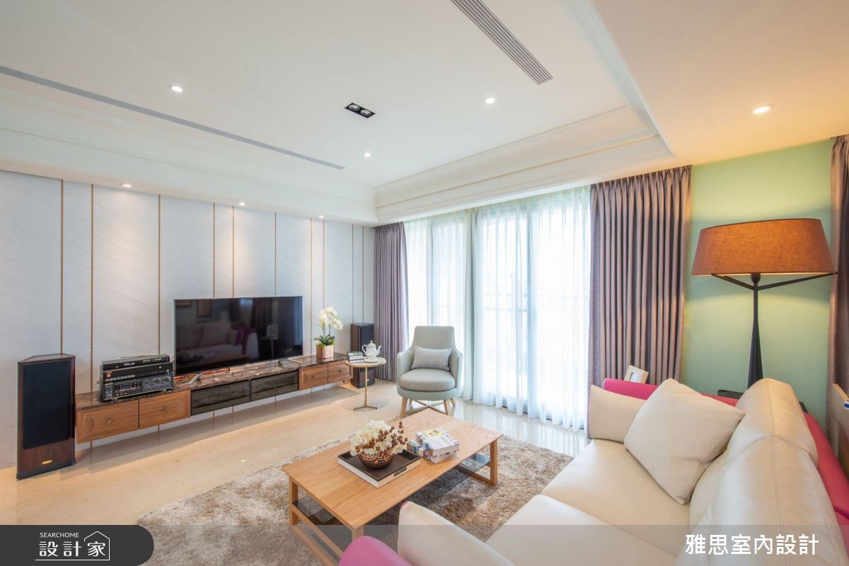 70坪新成屋(5年以下)＿新古典客廳案例圖片＿雅思室內裝修有限公司＿雅思_09之2
